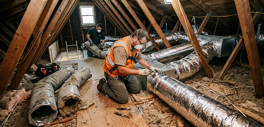 AC Duct Replacement in Westland