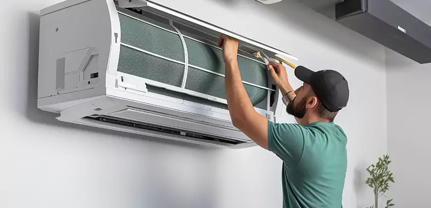 Bathroom and Small Space Ductless Installation in Westland